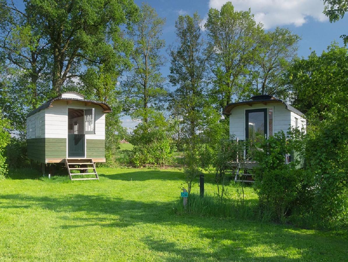 B&B Pipowagen "De Luxe" Op Wellness Camping En B&B Meddo ภายนอก รูปภาพ